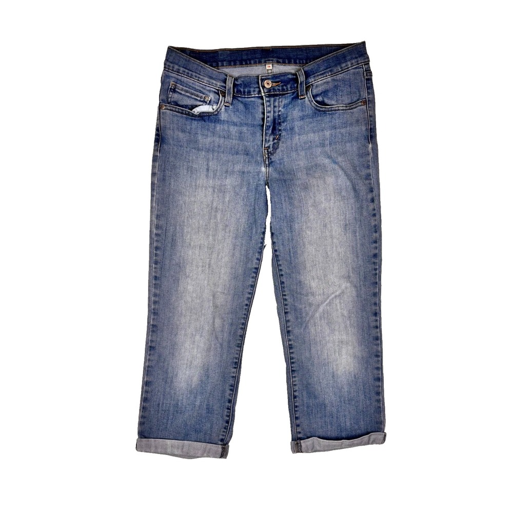 Levi's Women's‎ Jeans Mid Rise Capri Size 28 Casual Western Denim
